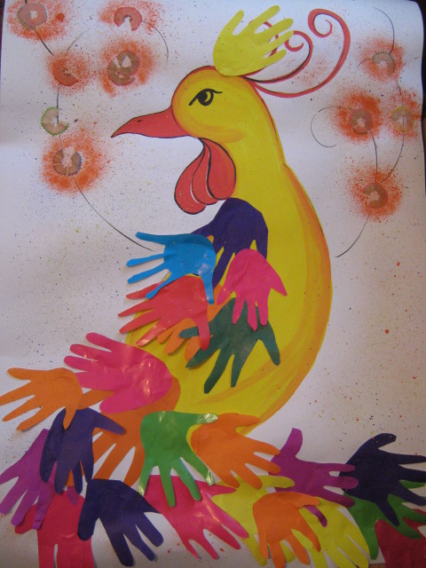 Каля Маля Галерея детских рисунков. От 4-х до 5-ти лет: Жар-птица